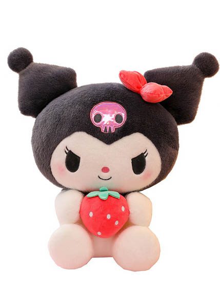 ΛΟΥΤΡΙΝΟ KUROMI ΜΕ ΦΡΑΟΥΛΙΤΣΑ 35CM