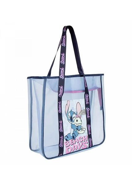 PREMIUM ΤΣΑΝΤΑ ΠΑΡΑΛΙΑΣ STITCH DISNEY 62x39cm