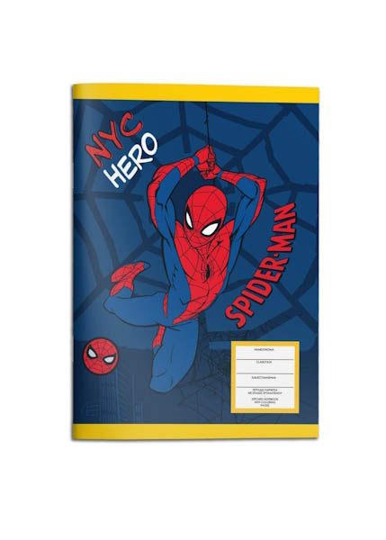ΤΕΤΡΑΔΙΟ ΚΑΡΦΙΤΣΑ 17x25 SPIDERMAN 40Φ