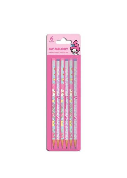 ΜΟΛΥΒΙΑ ΜΕ ΓΟΜΑ BLISTER MY MELODY 6TEM