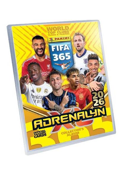 PANINI FIFA 365 2026 ADRENALYN MEGASTARTER ALBUM ME 19ΚΑΡΤΕΣ