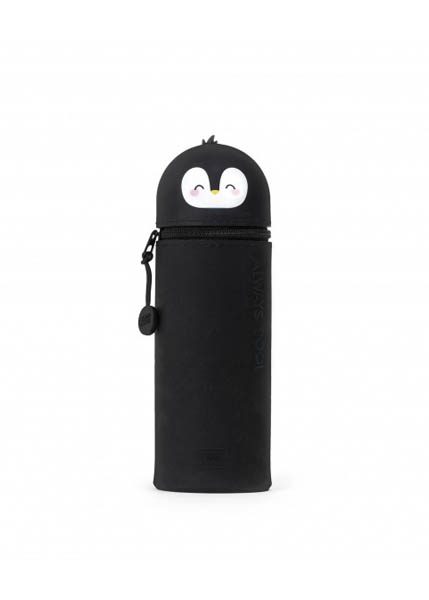 LEGAMI ΚΑΣΕΤΙΝΑ SOFT SILICON PENCIL CASE 2 IN 1 KAWAII PENGUIN KA0015