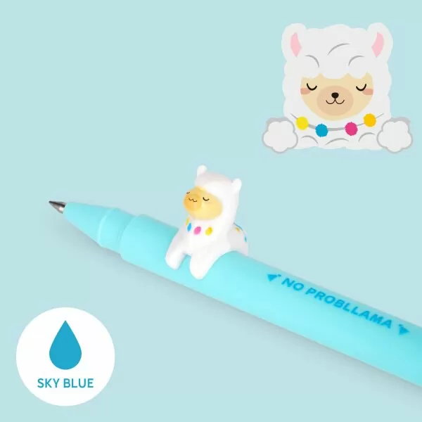 LEGAMI ΣΤΥΛΟ GEL LOVELY FRIENDS ΛΑΜΑ ΓΑΛΑΖΙΟ- LAMA CPPKIT10 - Image 2