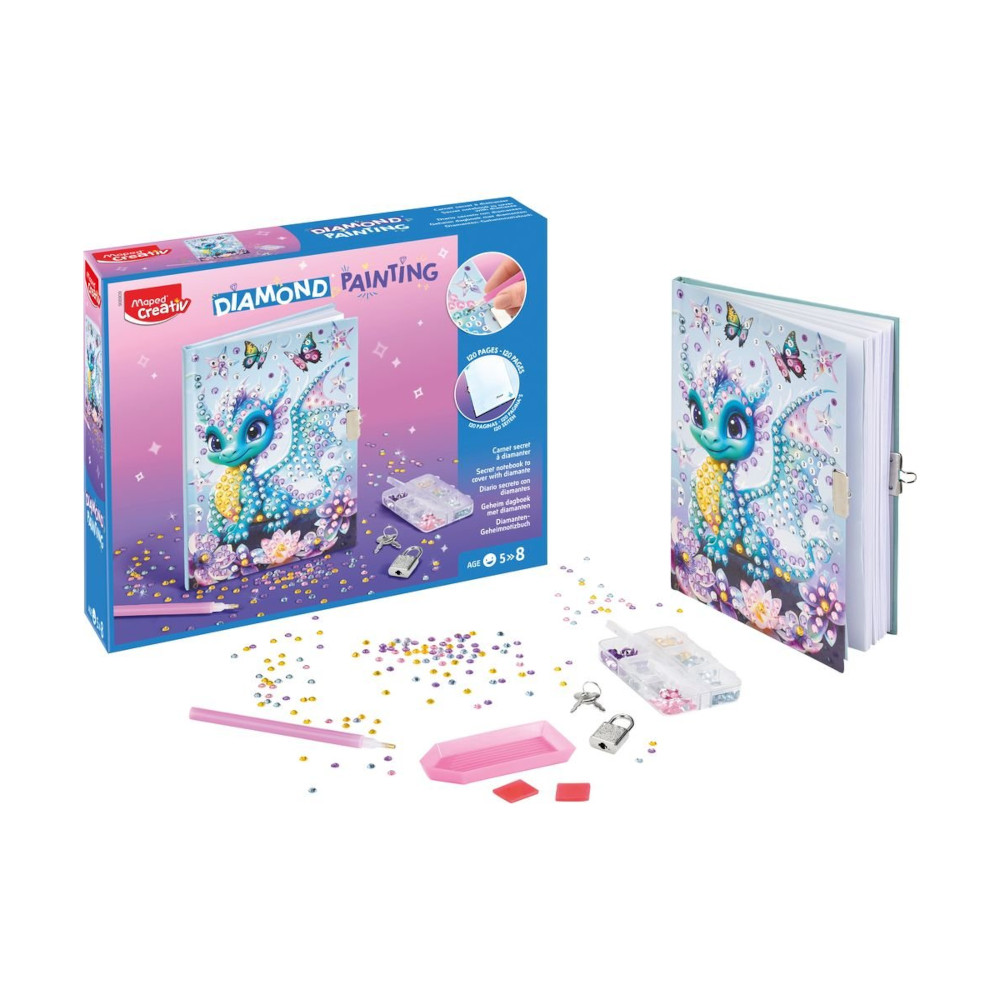 CREATIVE MAPED DIAMOND PAINTING DIARY 906909 - Image 2