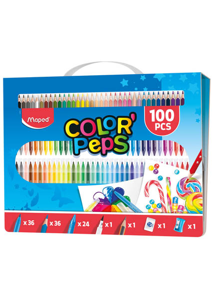 ΣΕΤ ΖΩΓΡΑΦΙΚΗΣ MAPED COLOR PEPS 100TEM