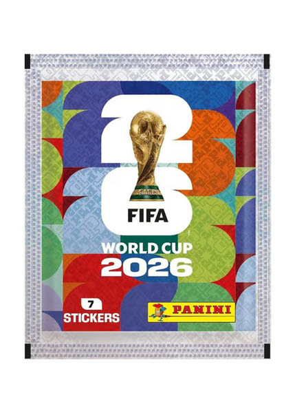 ΑΥΤΟΚΟΛΛΗΤΑ PANINI FIFA WORLD CUP 2026 1 ΦΑΚΕΛΑΚΙ (7 ΑΥΤΟΚΟΛΛΗΤΑ)
