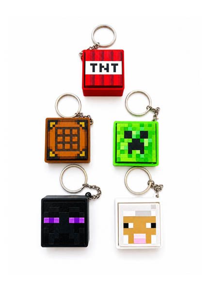 ANTISTRESS CLICKER MINECRAFT 4,5x 4,5cm