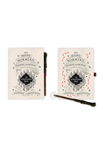 PREMIUM ΤΕΤΡΑΔΙΟ ΜΕ ΣΤΥΛΟ  HARRY POTTER MARAUDER'S MAP