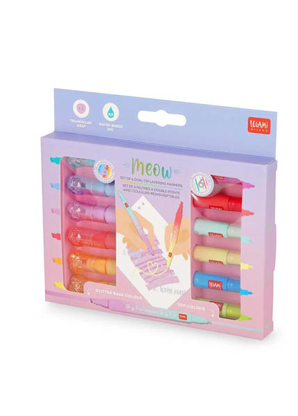 LEGAMI ΜΑΡΚΑΔΟΡΟΙ DUAL TIP LAYERING MULTICOLOR MEOW COH0001