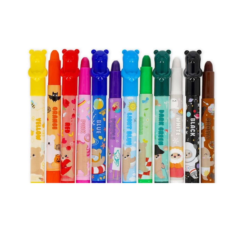 ΣΕΤ ΚΗΡΟΜΠΟΓΙΕΣ LEGAMI TEDDY FRIENDS 12ΤΕΜ CRA0001 - Image 3