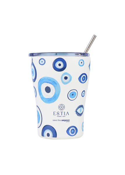 ΘΕΡΜΟΣ ESTIA COFFEE MUG SAVE THE AEGEAN 350ml SPIRIT OF LUCK